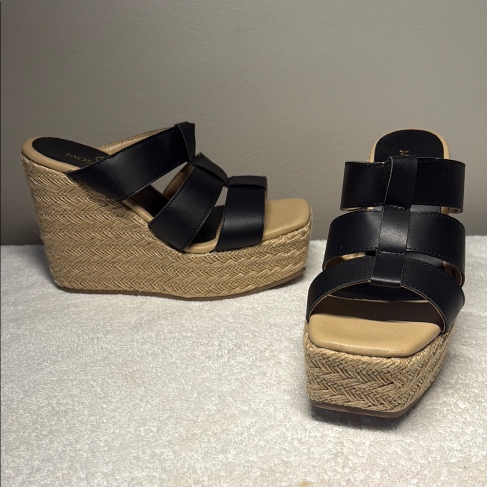 Mosquitos Sandals Espadrilles Wedge High Heel Platform size 7 - Picture 2 of 11